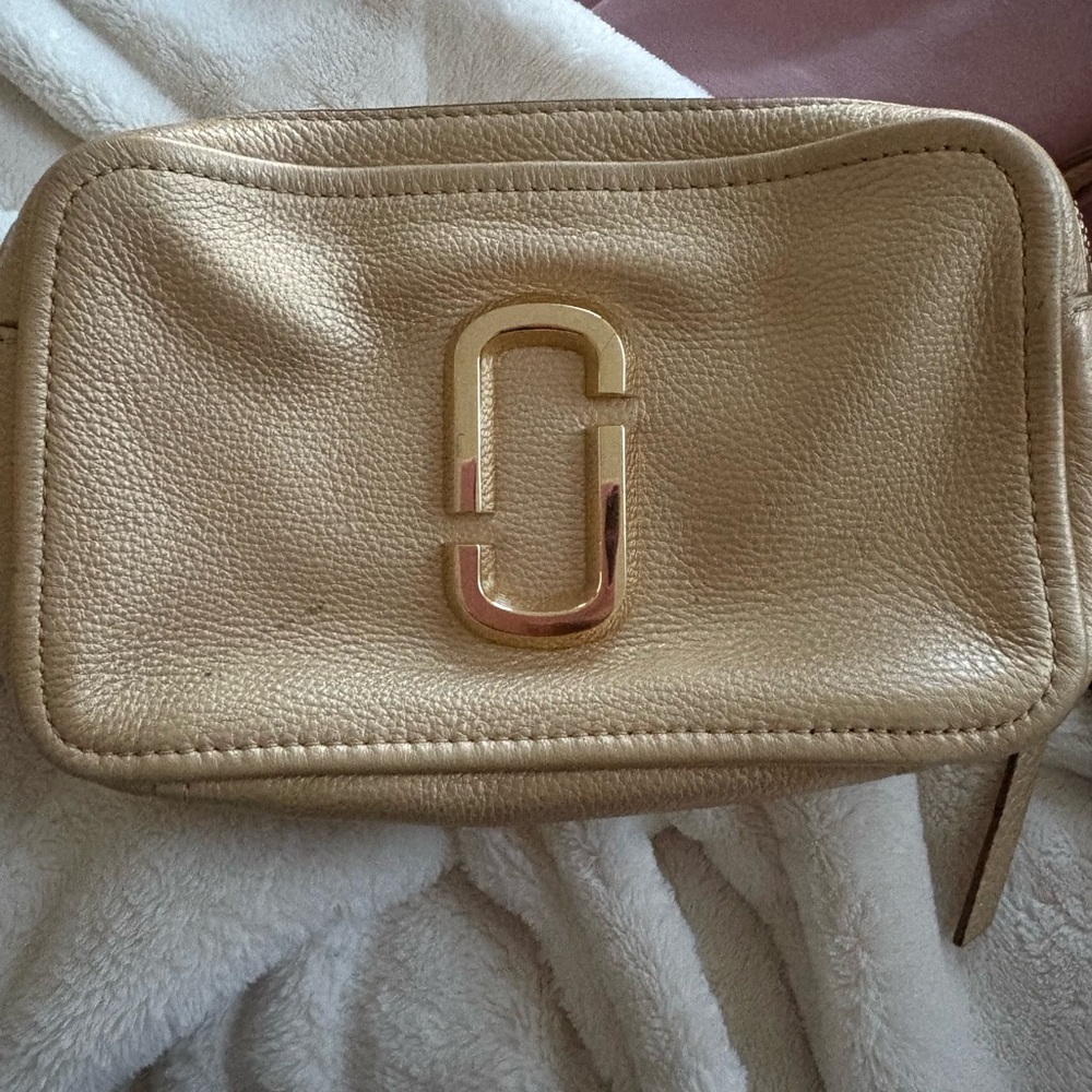 Marc Jacobs Gold Crossbody Bag